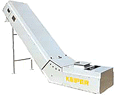 Fully-housed angular conveyor