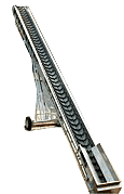 Mobile conveyor with U-profiled steep-incline belt