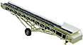 Mobile loose-material conveyor