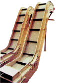 Z-type conveyor - cleated 