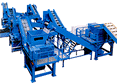 Shredder system - Feeding and discharging conveyors